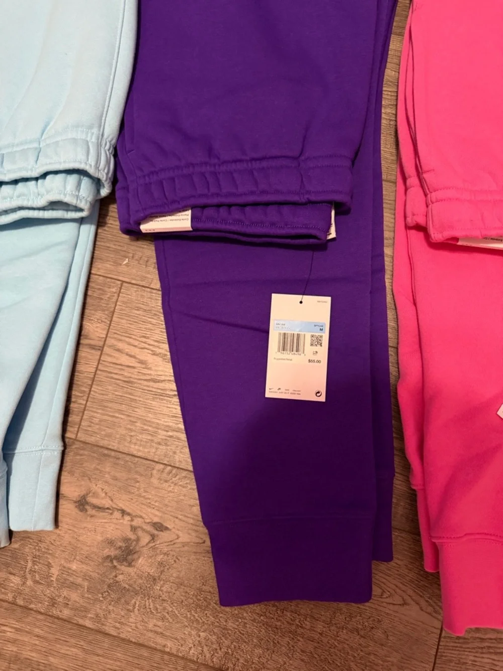 Nike Sweatpants Bundle - Light Blue, Purple, Pink, Brown - Picture 2 of 4
